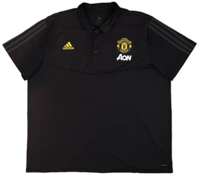 2019-20 Manchester United adidas Polo Shirt - 9/10 - (3XL)