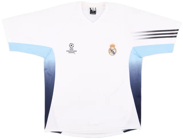 2003-04 Real Madrid adidas CL Training Shirt - 8/10 - (L/XL)