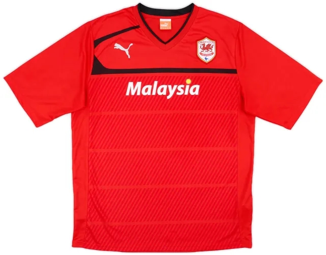 2012-13 Cardiff Home Shirt - 8/10 - (XXL)