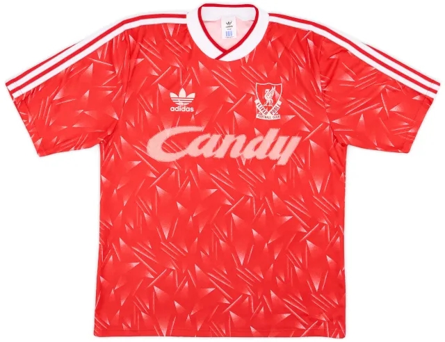 1989-91 Liverpool Home Shirt - 5/10 - (M/L)