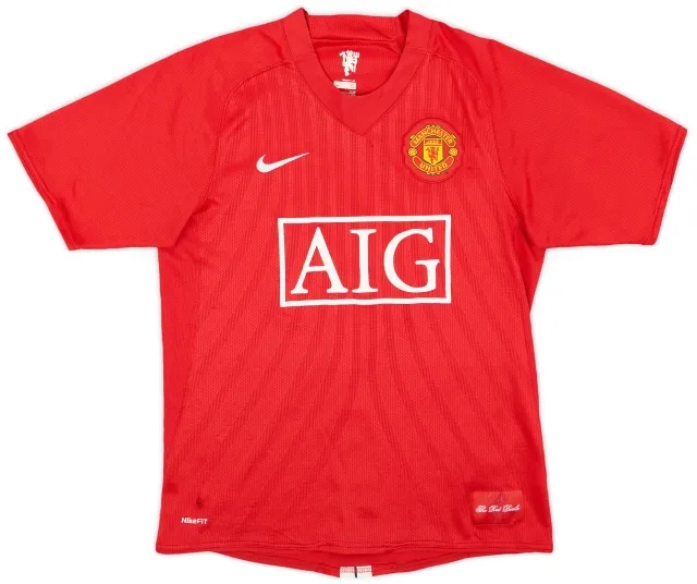 2007-09 Manchester United Home Shirt - 5/10 - (S)