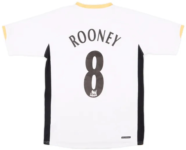 2006-08 Manchester United Away Shirt Rooney #8 - 8/10 - (XL.Boys)