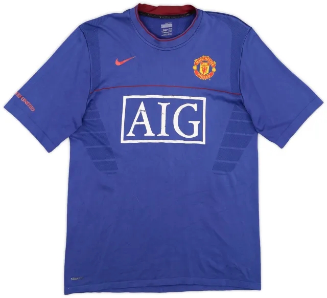 2007-08 Manchester United Nike Training Shirt - 4/10 - (M)