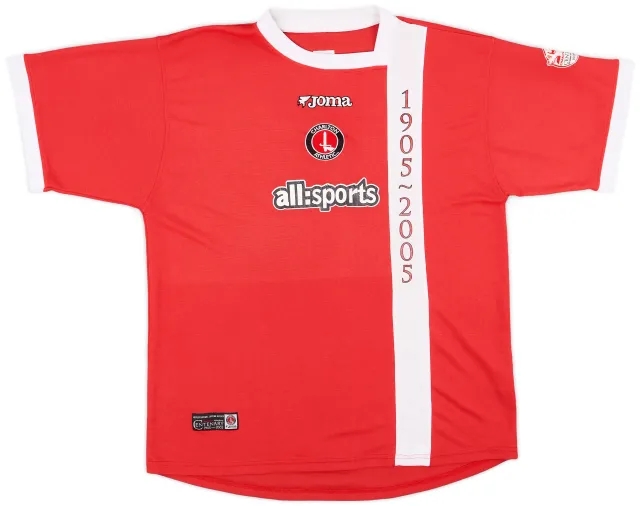 2005-06 Charlton Centenary Home Shirt - 6/10 - (XL)