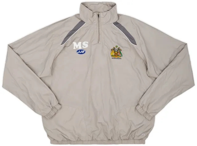 2005-06 Wigan JJB Staff Issue 1/4 Zip Drill Top MS - 7/10 - (XL)