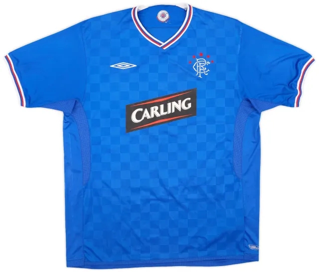 2009-10 Rangers Home Shirt - 7/10 - (XL)