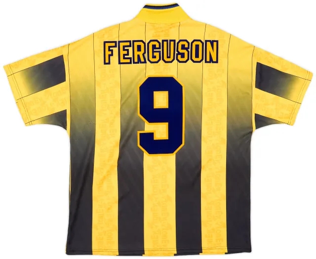 1996-98 Everton Away Shirt Ferguson #9 - 9/10 - (L)