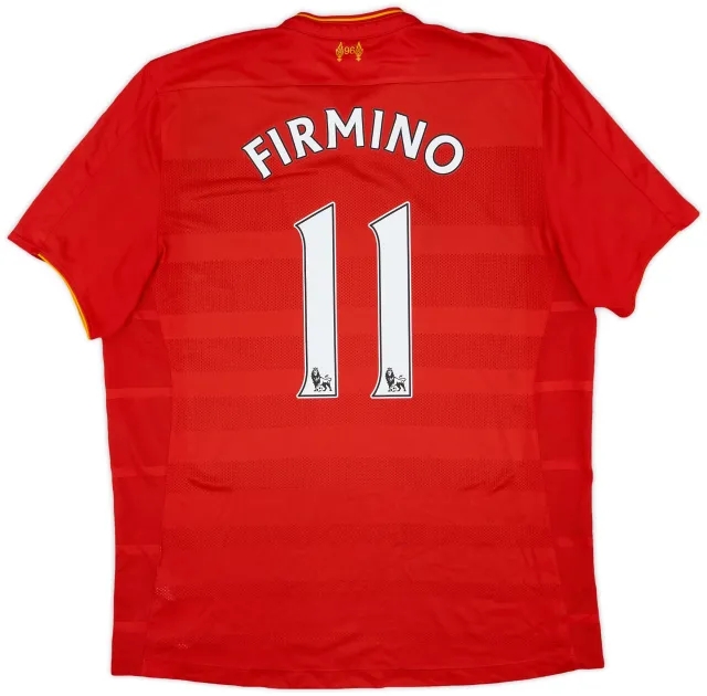 2016-17 Liverpool Home Shirt Firmino #11 - 7/10 - (XL)