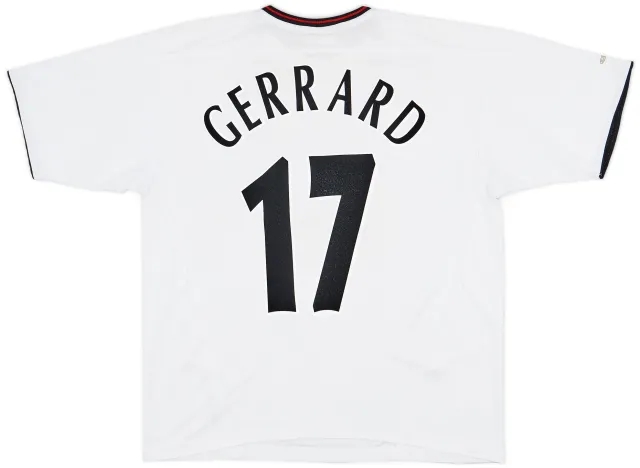 2003-04 Liverpool Away Shirt Gerrard #17 - 6/10 - (L)