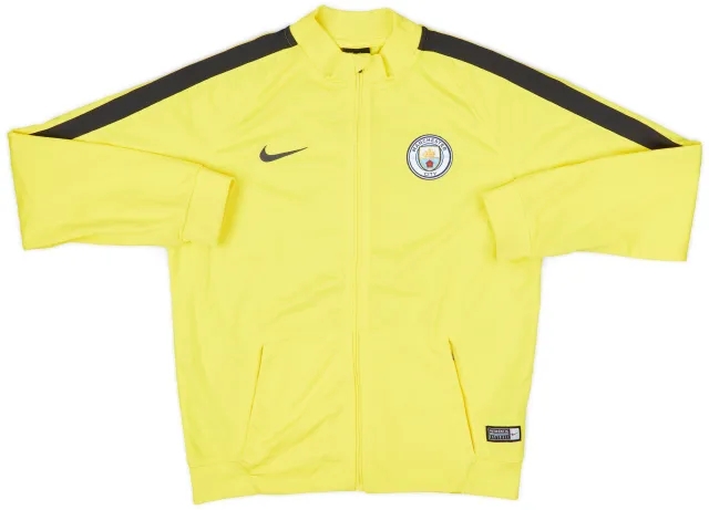 2017-18 Manchester City Nike Track Jacket - 6/10 - (L.Boys)