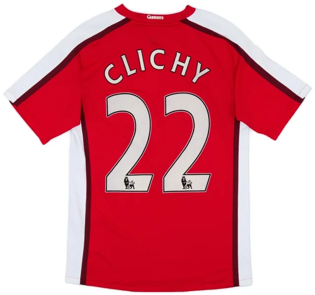 2008-10 Arsenal Home Shirt Clichy #22 - 7/10 - (S)