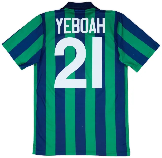 1995-96 Leeds United Third Shirt Yeboah #21 - 7/10 - (S)