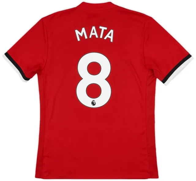 2017-18 Manchester United Home Shirt Mata #8 - 5/10 - (M)