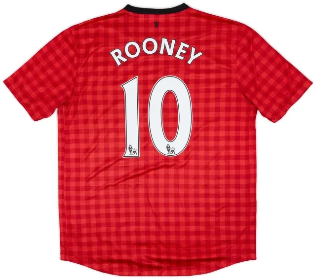2012-13 Manchester United Home Shirt Rooney #10 - 5/10 - (L)