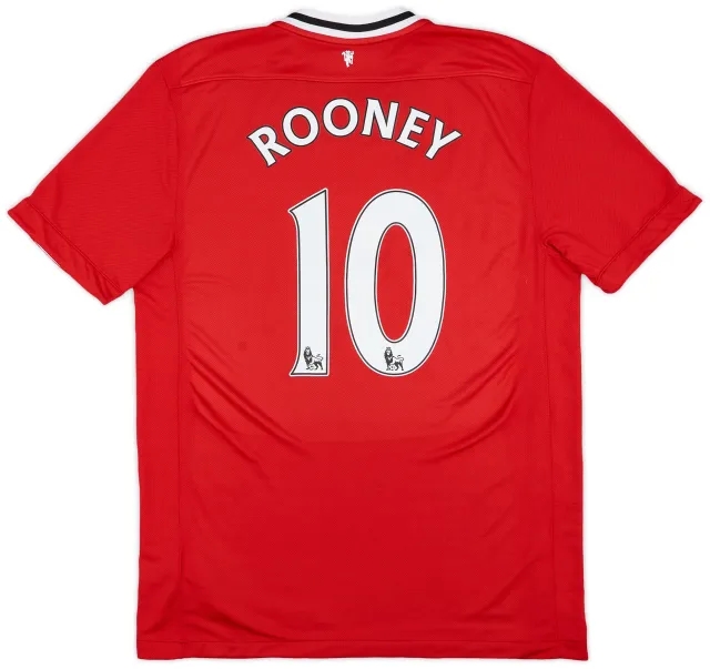 2011-12 Manchester United Home Shirt Rooney #10 - 6/10 - (L)