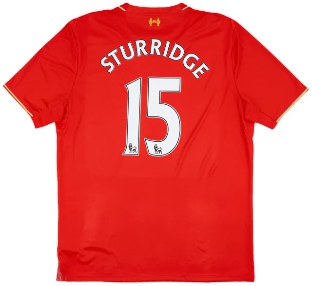 2015-16 Liverpool Home Shirt Sturridge #15 - 6/10 - (XL)