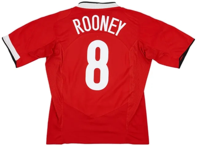 2004-06 Manchester United Home Shirt Rooney #8 - 5/10 - (L)