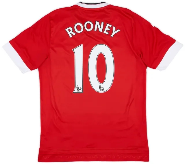2015-16 Manchester United Home Shirt Rooney #10 - 5/10 - (M)