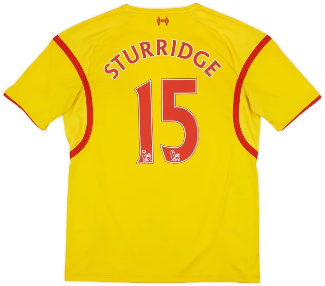 2014-15 Liverpool Away Shirt Sturridge #15 - 5/10 - (L)