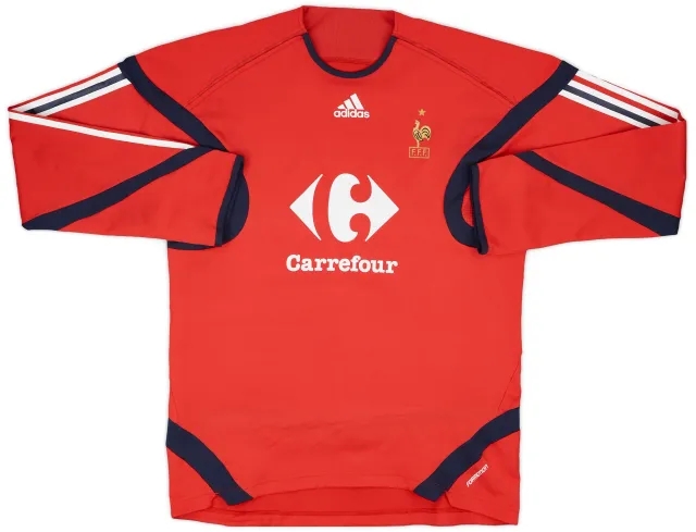 2006-07 France adidas Player Issue Sweat Top - 5/10 - (L)