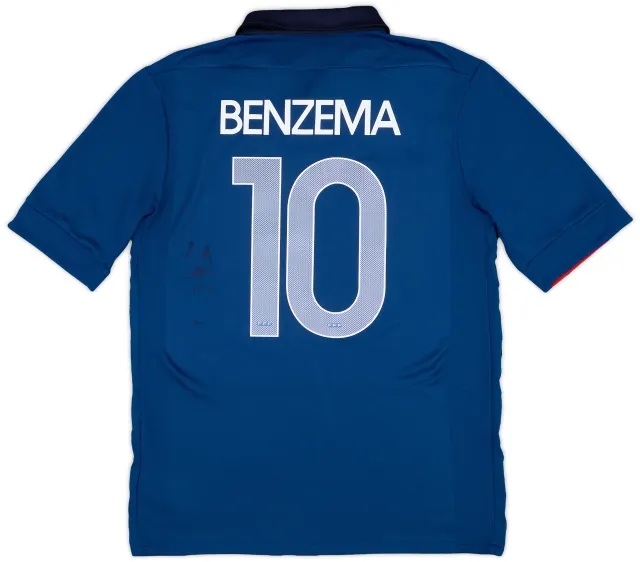 2011-12 France Home Shirt Benzema #10 - 5/10 - (M)