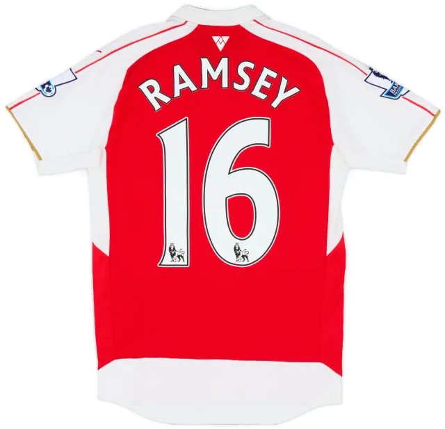 2015-16 Arsenal Home Shirt Ramsey #16 - 6/10 - (XS)