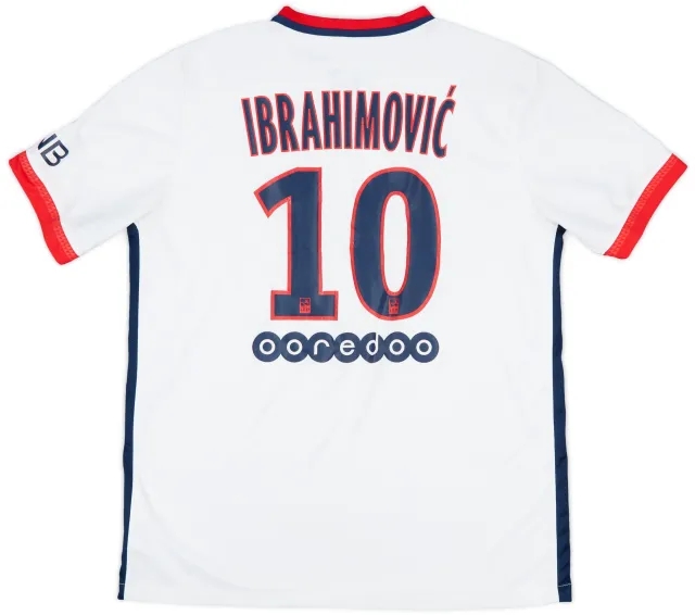 2015-16 Paris Saint-Germain Away Shirt Ibrahimovic #10 - 7/10 - (L)