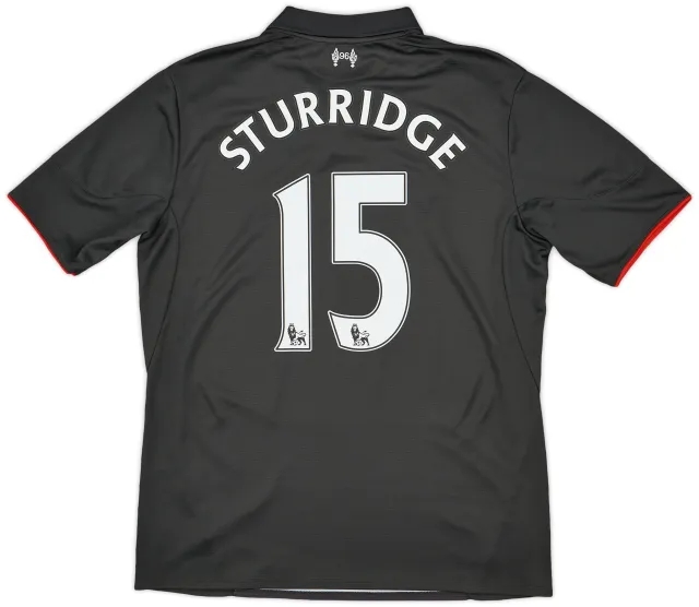 2015-16 Liverpool Third Shirt Sturridge #15 - 5/10 - (L)