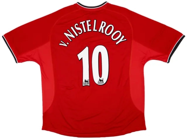 2000-02 Manchester United Home Shirt V.Nistelrooy #10 - 6/10 - (XXL)