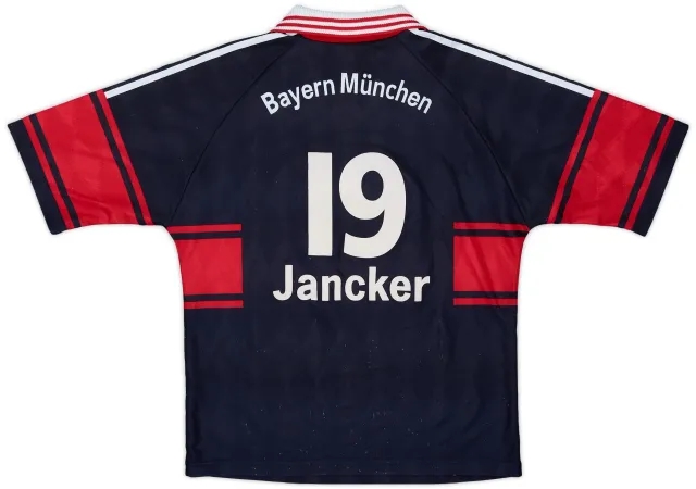 1997-99 Bayern Munich Home Shirt Jancker #19 - 8/10 - (Y)