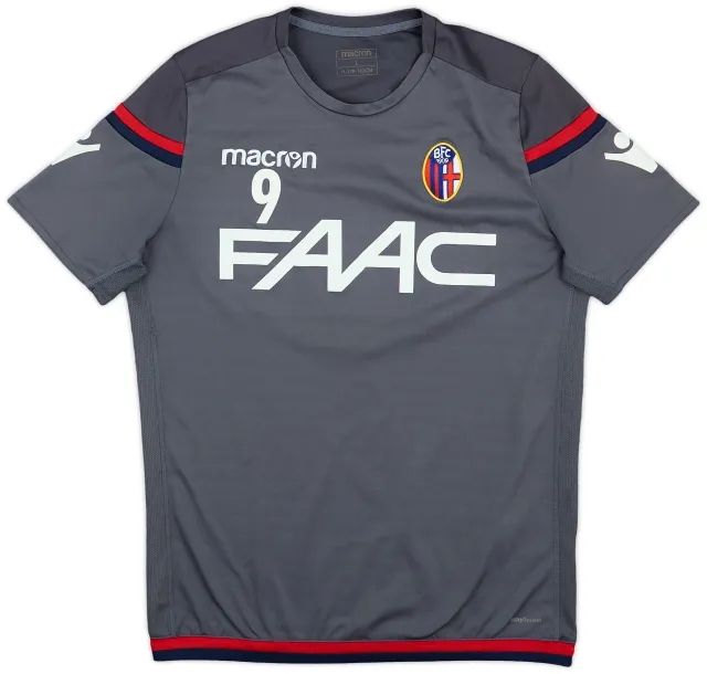 2016-17 Bologna Macron Player Issue Training Shirt #9 - 6/10 - (L)