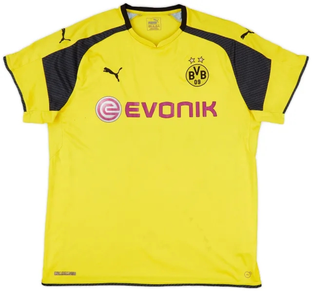 2016-17 Borussia Dortmund Home European Shirt - 5/10 - (XXL)