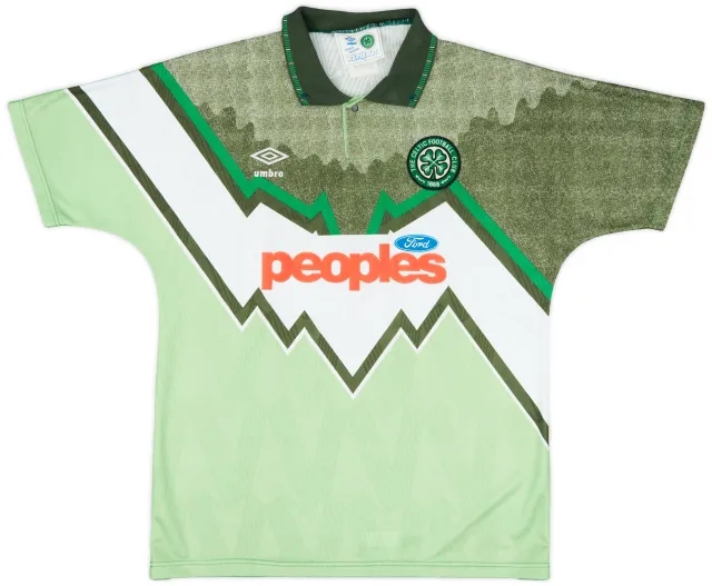 1991-92 Celtic Away Shirt - 10/10 - (L)