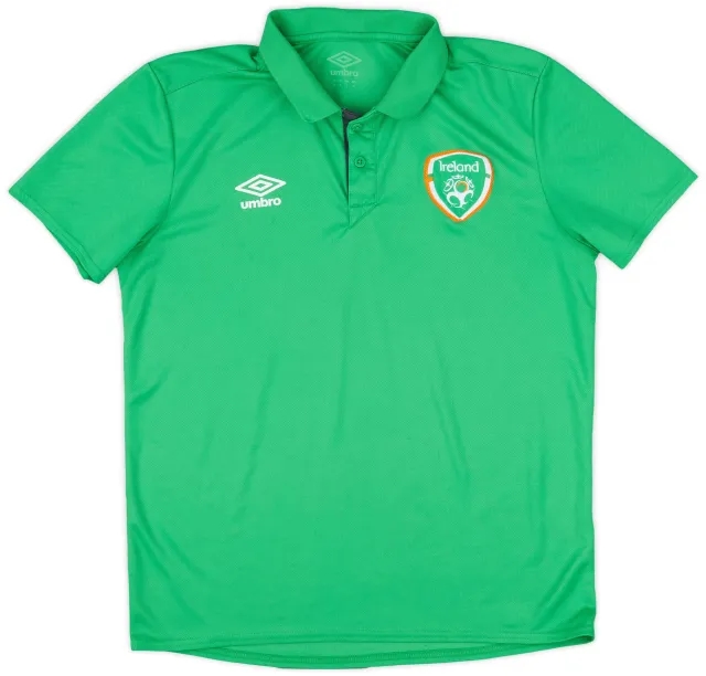 2014-15 Ireland Umbro Polo Shirt - 9/10 - (M)