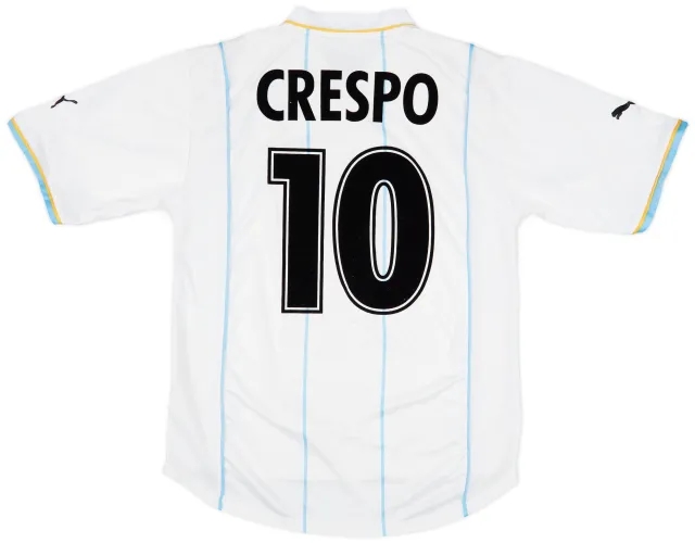 2001-02 Lazio European Home Shirt Crespo #10 - 5/10 - (L)