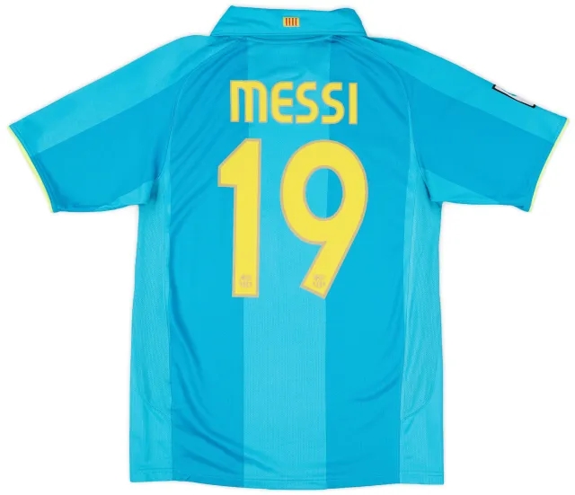 2007-09 Barcelona Away Shirt Messi #19 - 6/10 - (S)