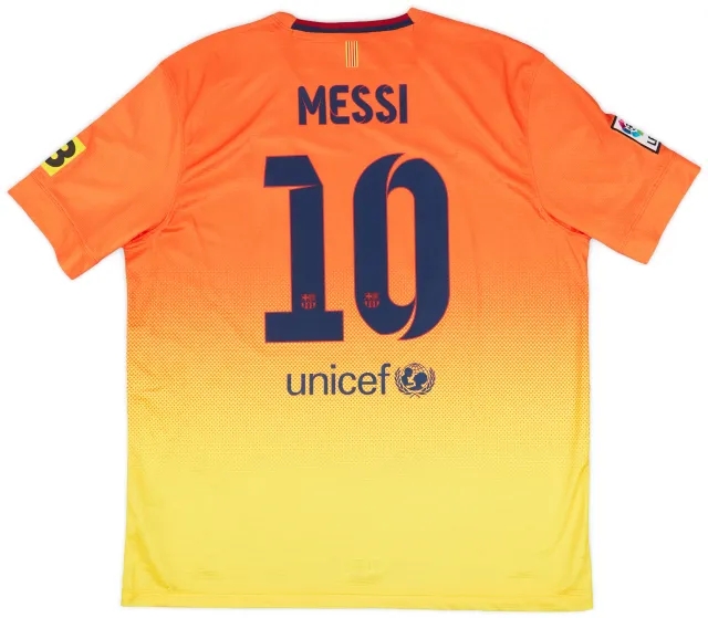 2012-13 Barcelona Away Shirt Messi #10 - 8/10 - (XL)