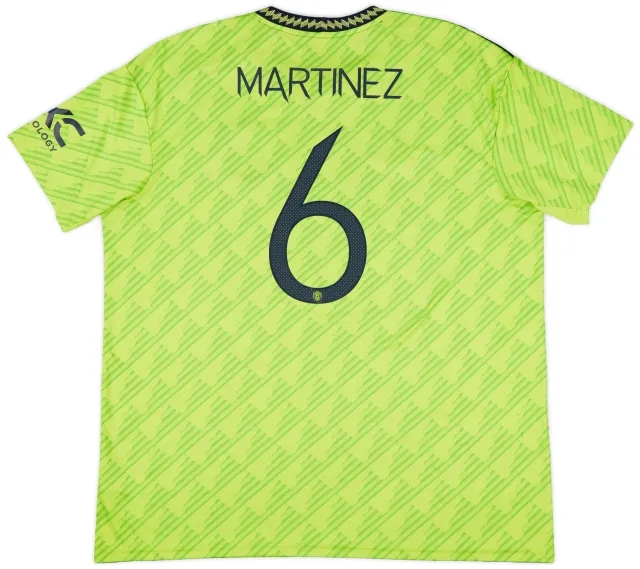 2022-23 Manchester United Third Shirt Martinez #6 - 7/10 - (XXL)