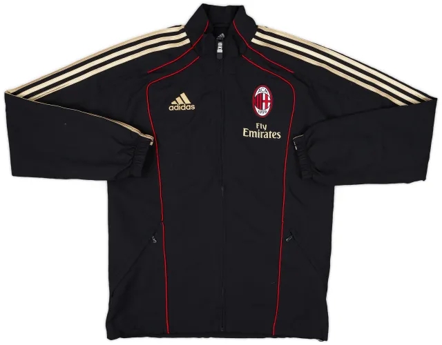 2010-11 AC Milan adidas Track Jacket - 8/10 - (XL.Boys)