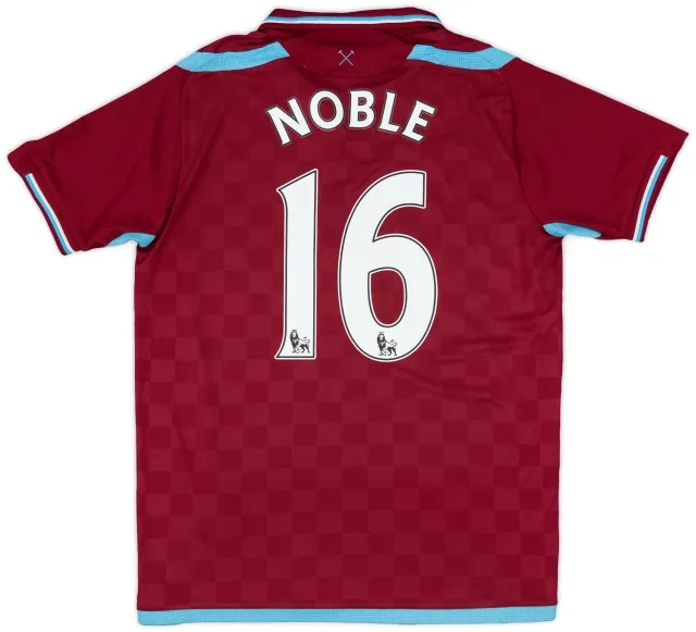 2009-10 West Ham Home Shirt Noble #16 - 7/10 - (S)