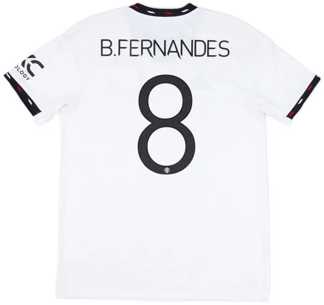 2022-23 Manchester United Away Shirt B.Fernandes #8 - 8/10 - (L)