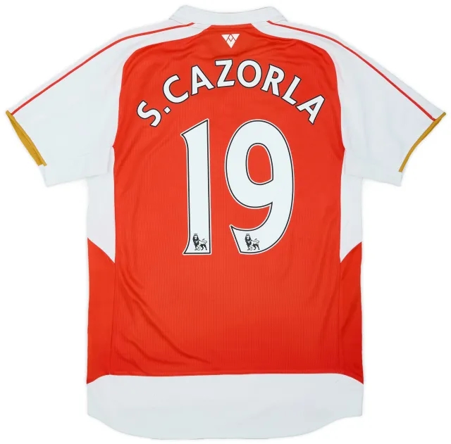 2015-16 Arsenal Home Shirt S.Cazorla #19 - 6/10 - (S)