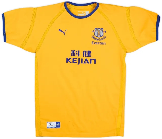 2003-04 Everton Away Shirt - 7/10 - (S.Boys)