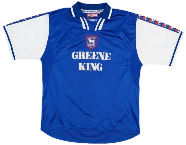 1997-99 Ipswich Home Shirt - 8/10 - (XL)
