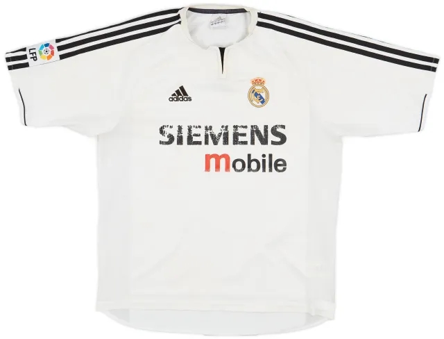 2003-04 Real Madrid Home Shirt - 4/10 - (M)