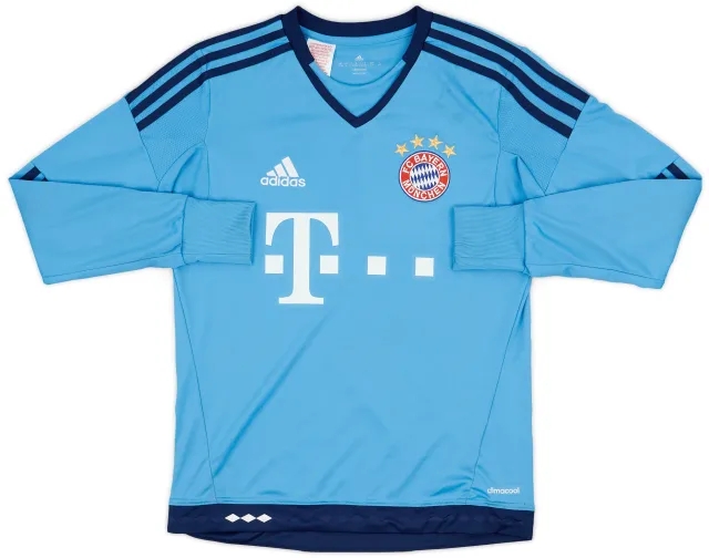 2015-16 Bayern Munich GK Shirt - 8/10 - (XL.Boys)