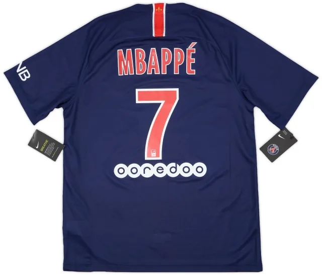2018-19 Paris Saint-Germain Home Shirt Mbappe #7 (L)