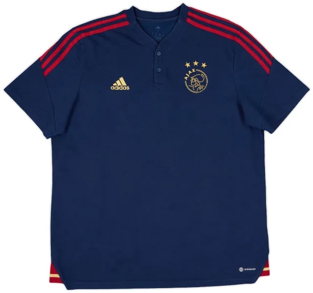 2022-23 Ajax adidas Polo Shirt - 8/10 - (XL)