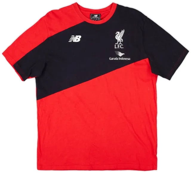 2015-16 Liverpool New Balance Leisure Tee - 8/10 - (XL)