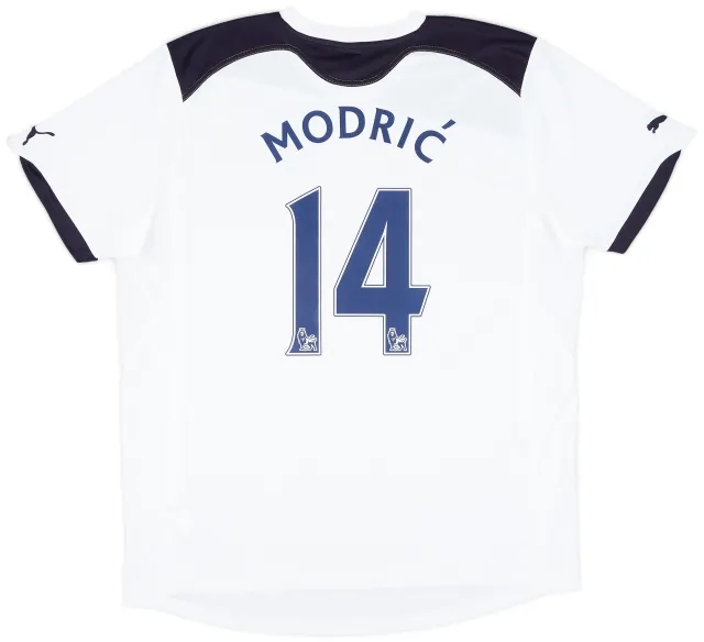 2010-11 Tottenham Home Shirt Modric #14 - 6/10 - (XL)